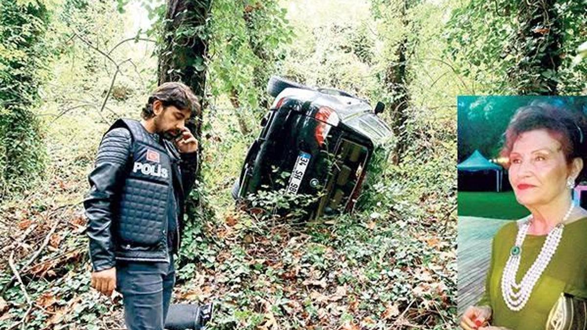 Bayan Hunca, otomobiliyle Belgrat Ormanı’na uçmuş