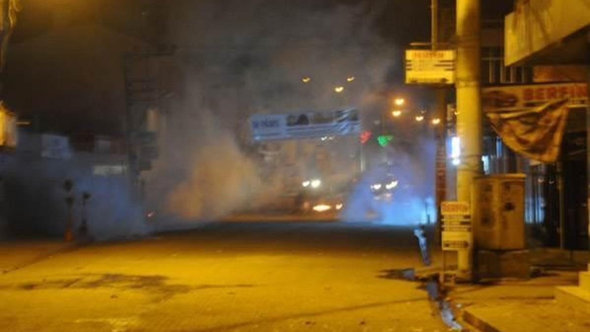 Cizre'de olaylı gece!