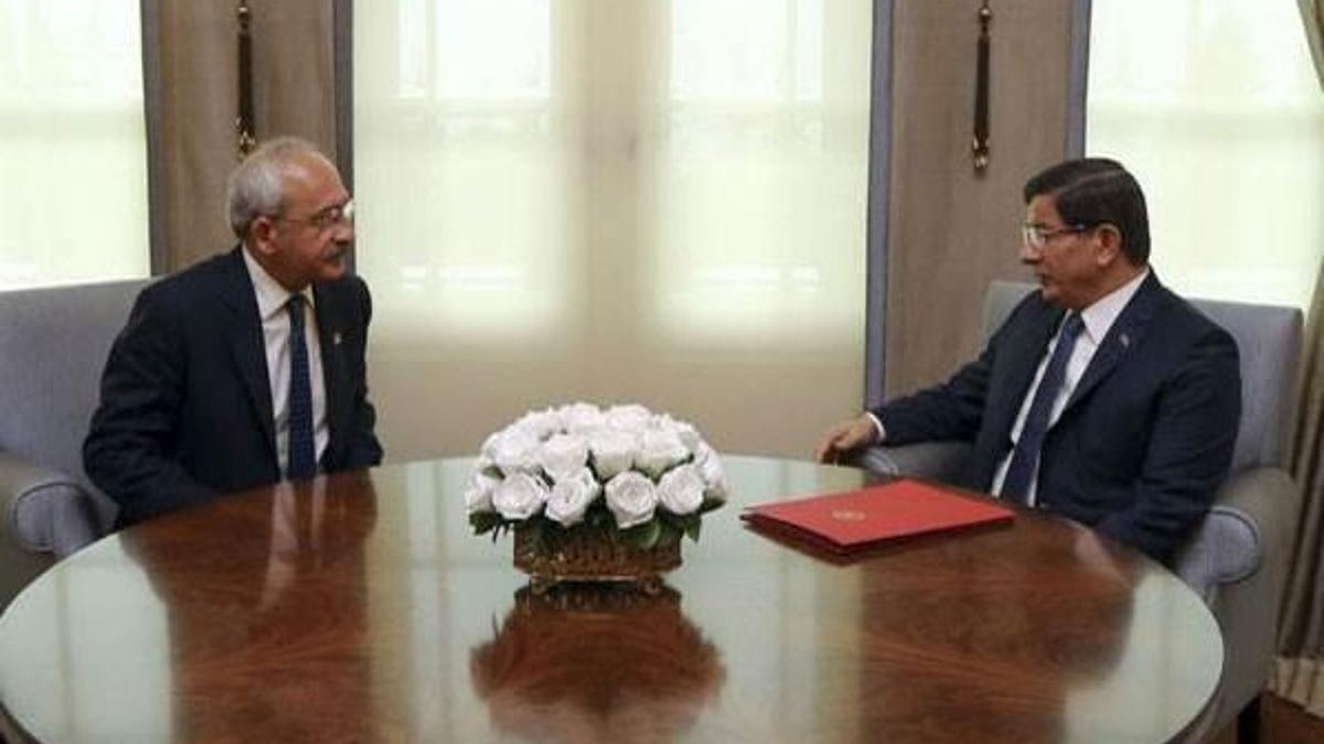 Kılıçdaroğlu, Davutoğlu ile görüştü