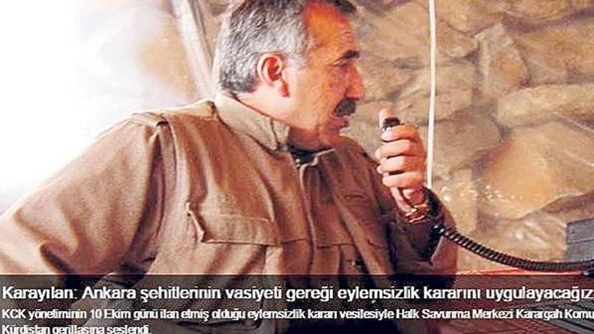 Karayılan konuştu: ‘Eylemsizlik kararı uygulanacak’