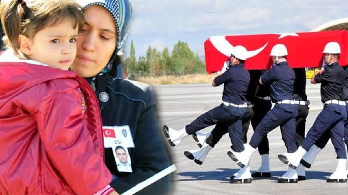Şehit polise hüzünlü veda
