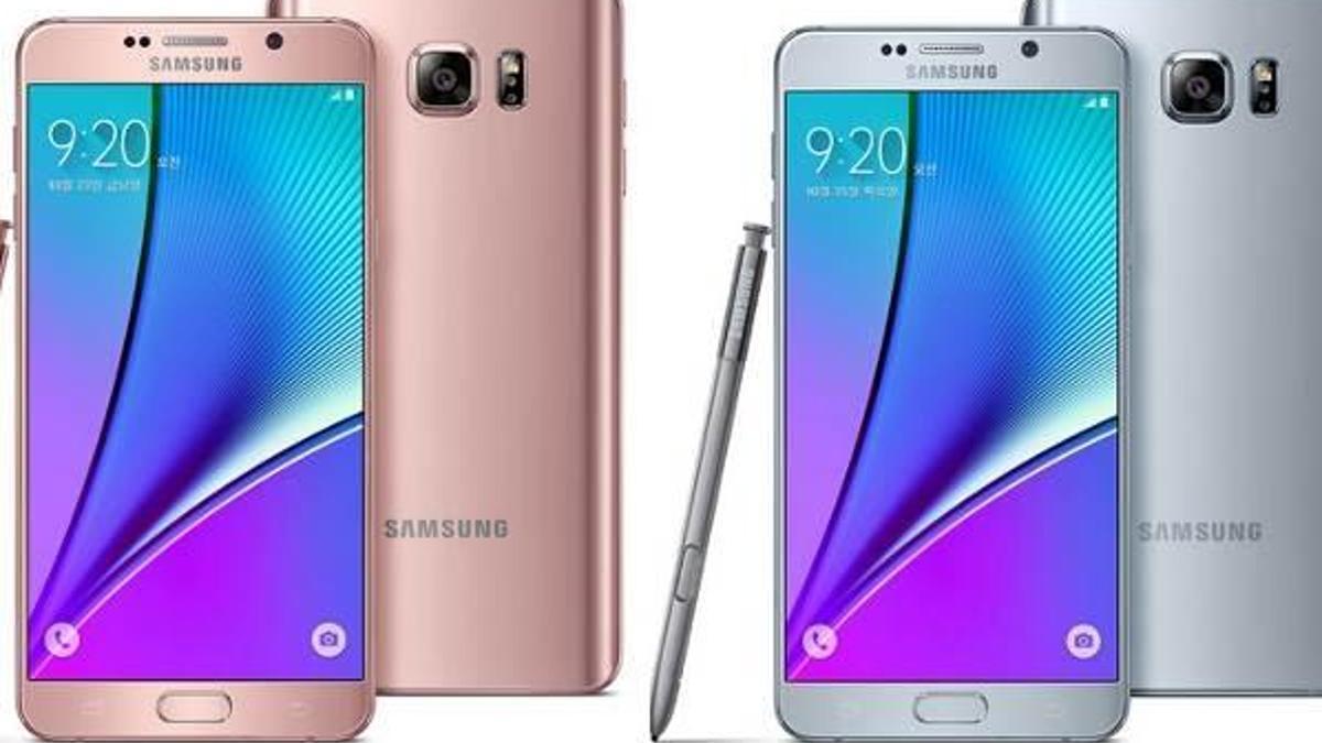 Galaxy Note 5'in yeni renk seçenekleri!
