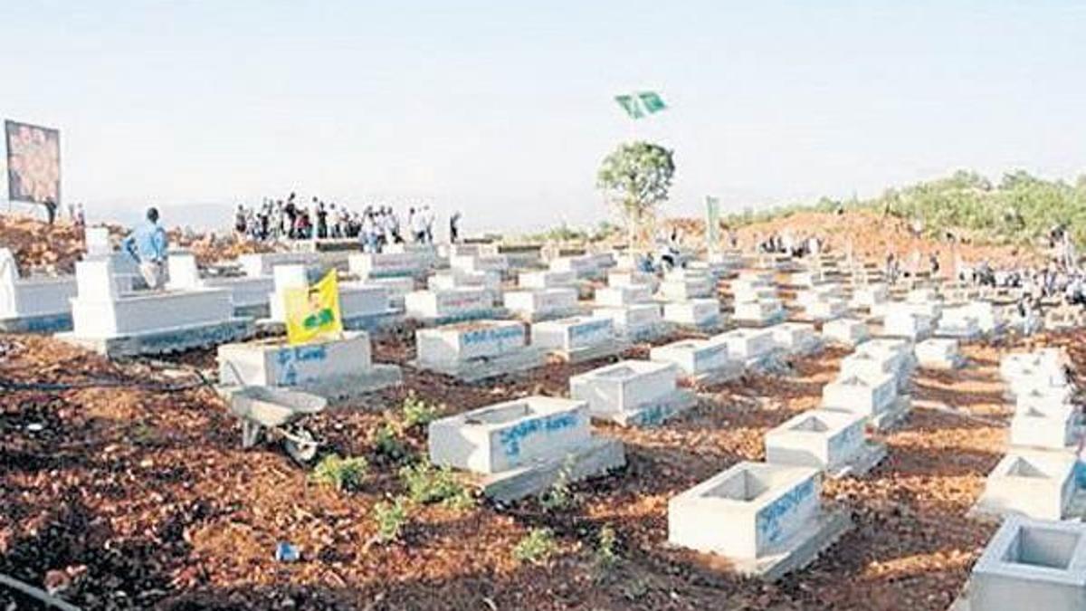 PKK mezarlığı imha edildi