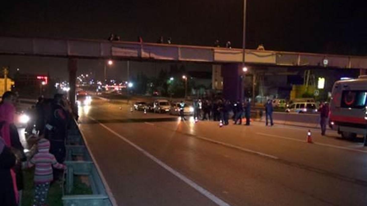 Beton bariyerlerden düşen kişi hayatını kaybetti