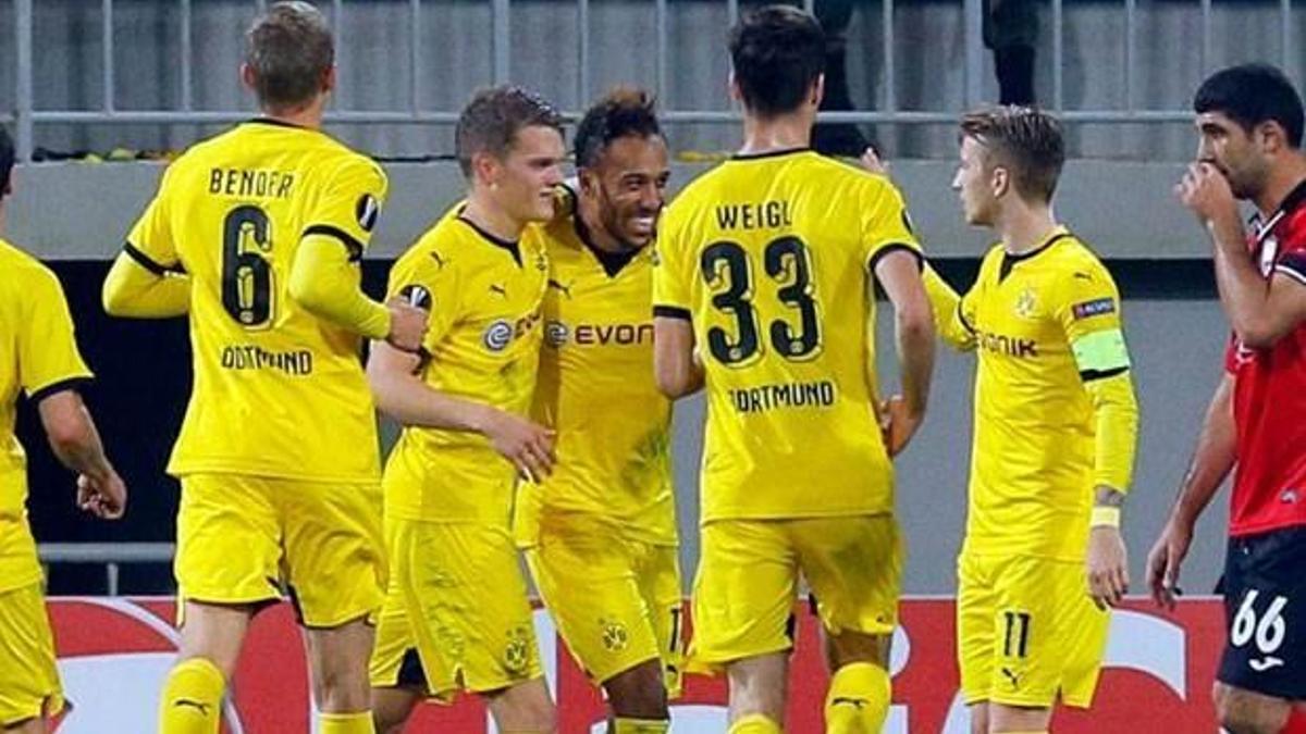 Azerbaycan'da Aubameyang şov