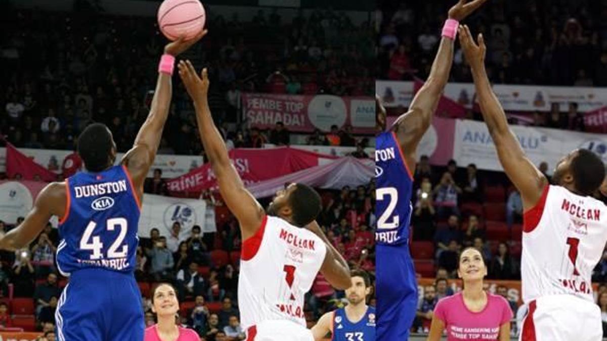 Bergüzar Korel “Pembe Top” ile hava atışını yaptı