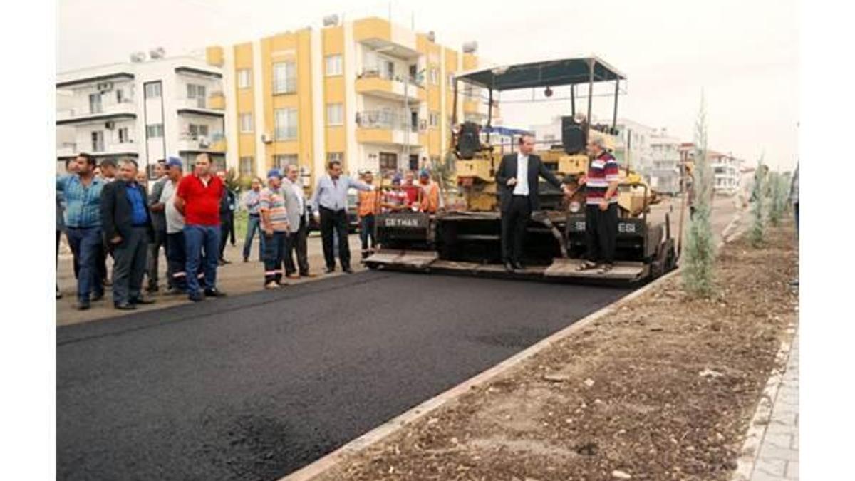 Yürüyüş yolunda asfaltlama çalışmaları başladı!