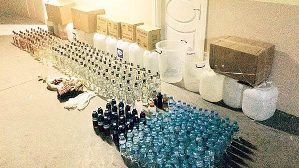 Arka bahçede yapıp büfesinde satıyordu