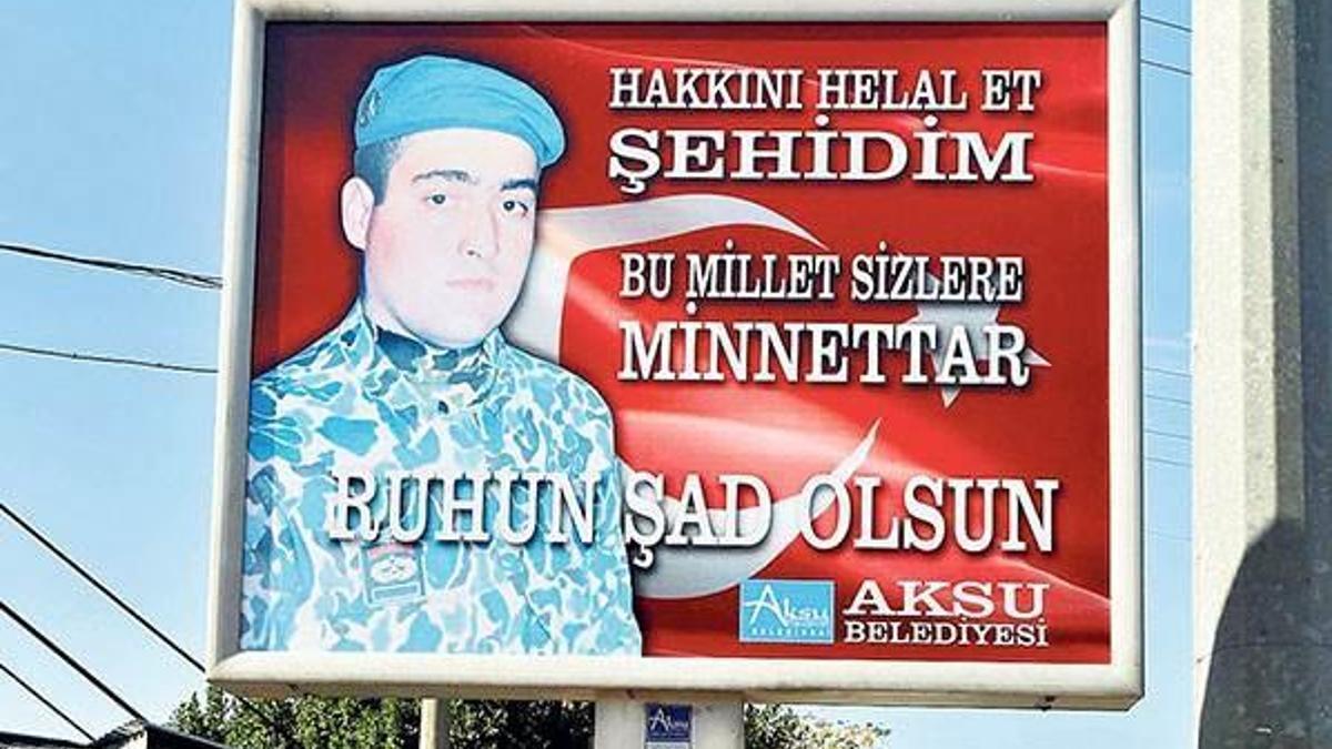 Şehidin fotoğrafı hep orada kalacak