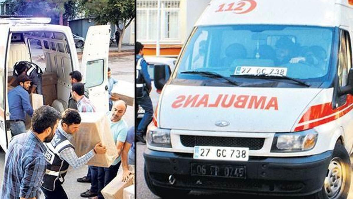 Sahte ambulansla sigara kaçakçılığı