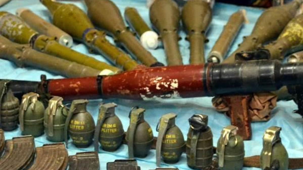 Siirt’te PKK’nın silah ve mühimmat ele geçirildi