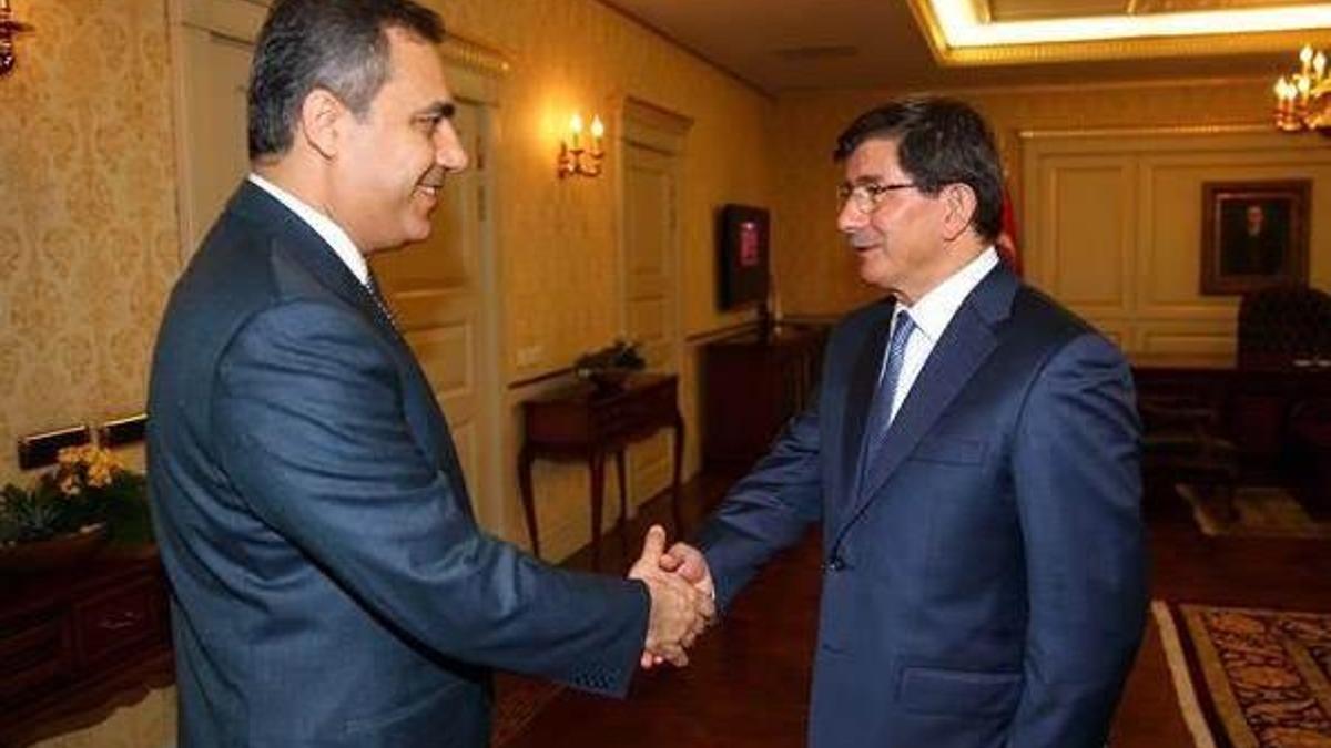 Başbakan Davutoğlu MİT Müsteşarı Fidan'ı kabul etti