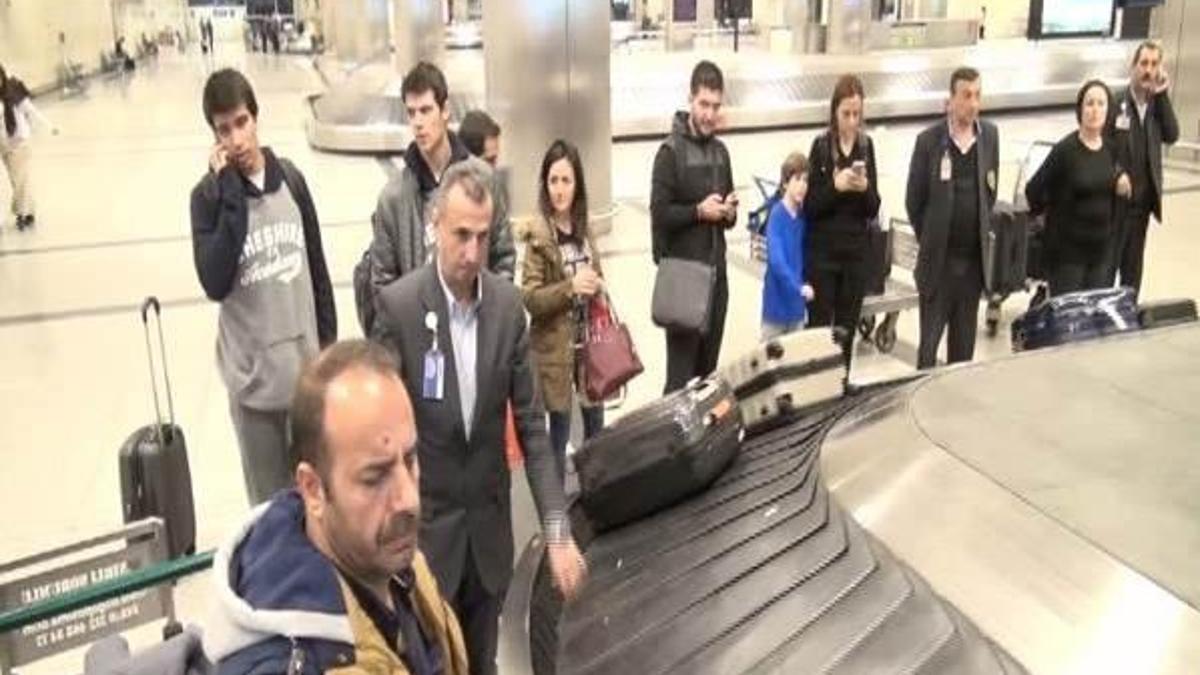 THY uçağı bomba ihbarı nedeniyle 8 saat gecikmeli geldi