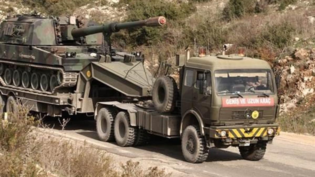 Hatay sınırına obüs sevkiyatı başladı
