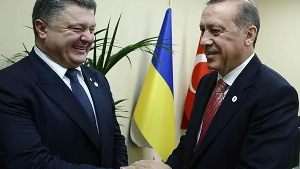 Erdoğan Ukrayna Cumhurbaşkanı'yla görüştü