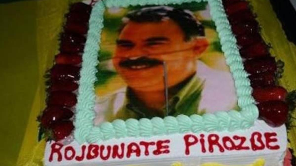 Öcalan resimli doğum günü pastasına ceza