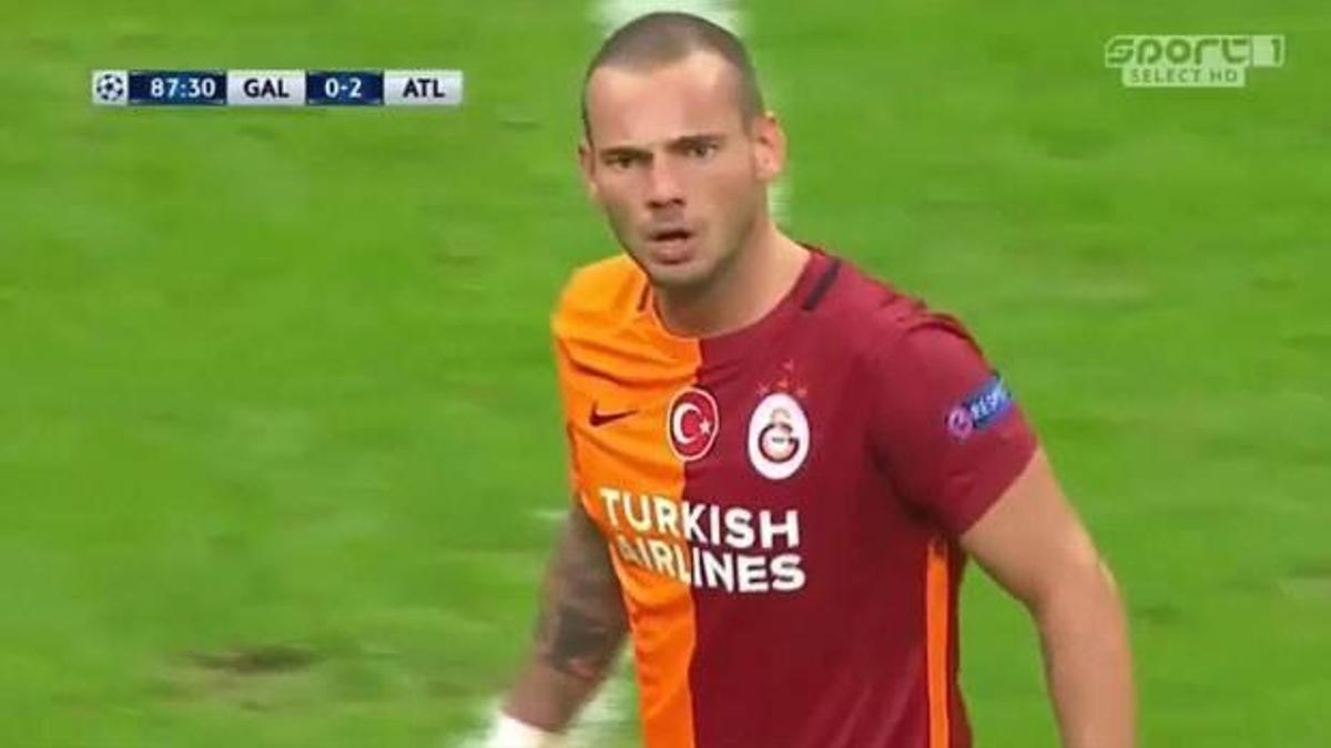 Sneijder çok kızdı