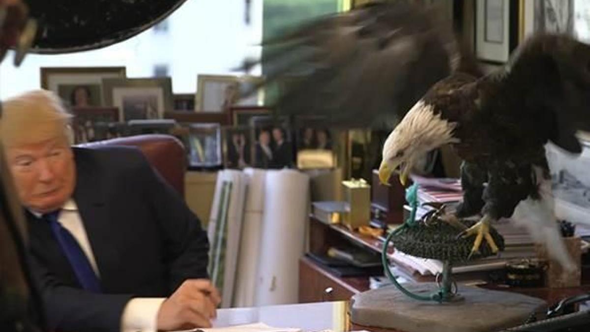 ABD'nin sembolü Trump'a saldırdı