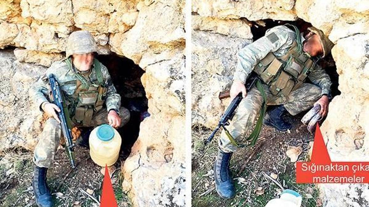 Sığınaklara böyle girdiler