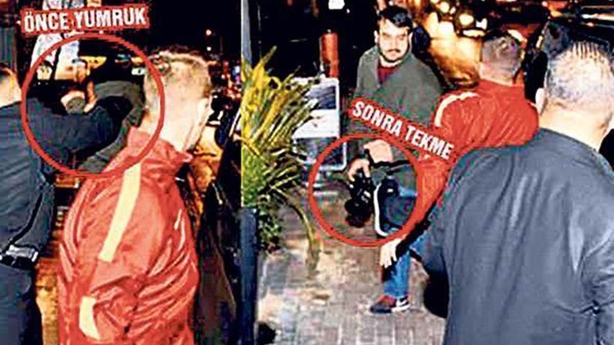 Gazeteci döven Podolski davalık oldu