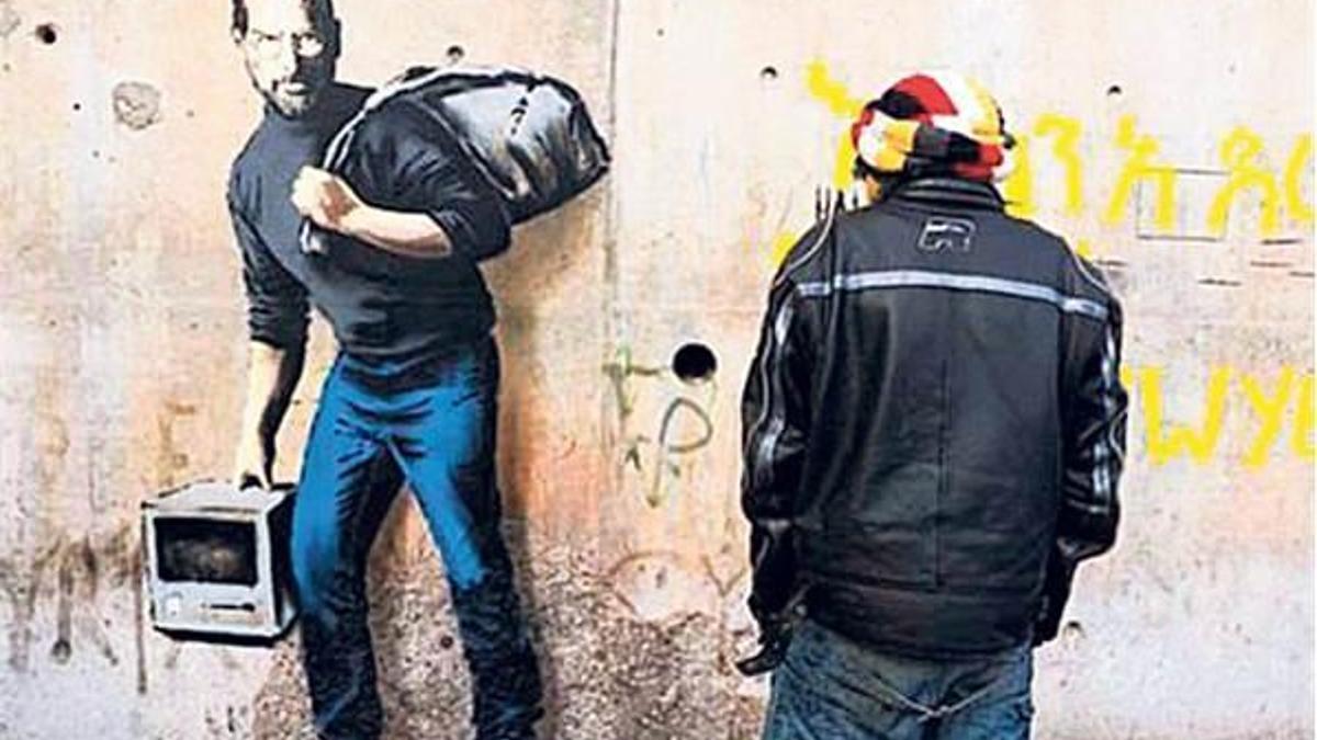 Banksy’nin kaleminden ‘Göçmen Jobs’