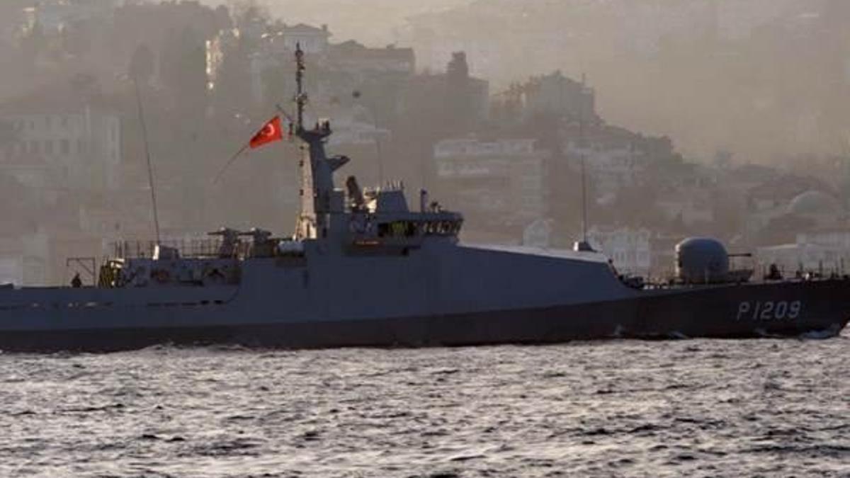 Türk savaş gemileri Marmara Denizi’ne açıldı