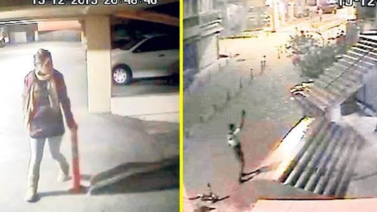 Genç kızın ölüm yürüyüşü kamerada
