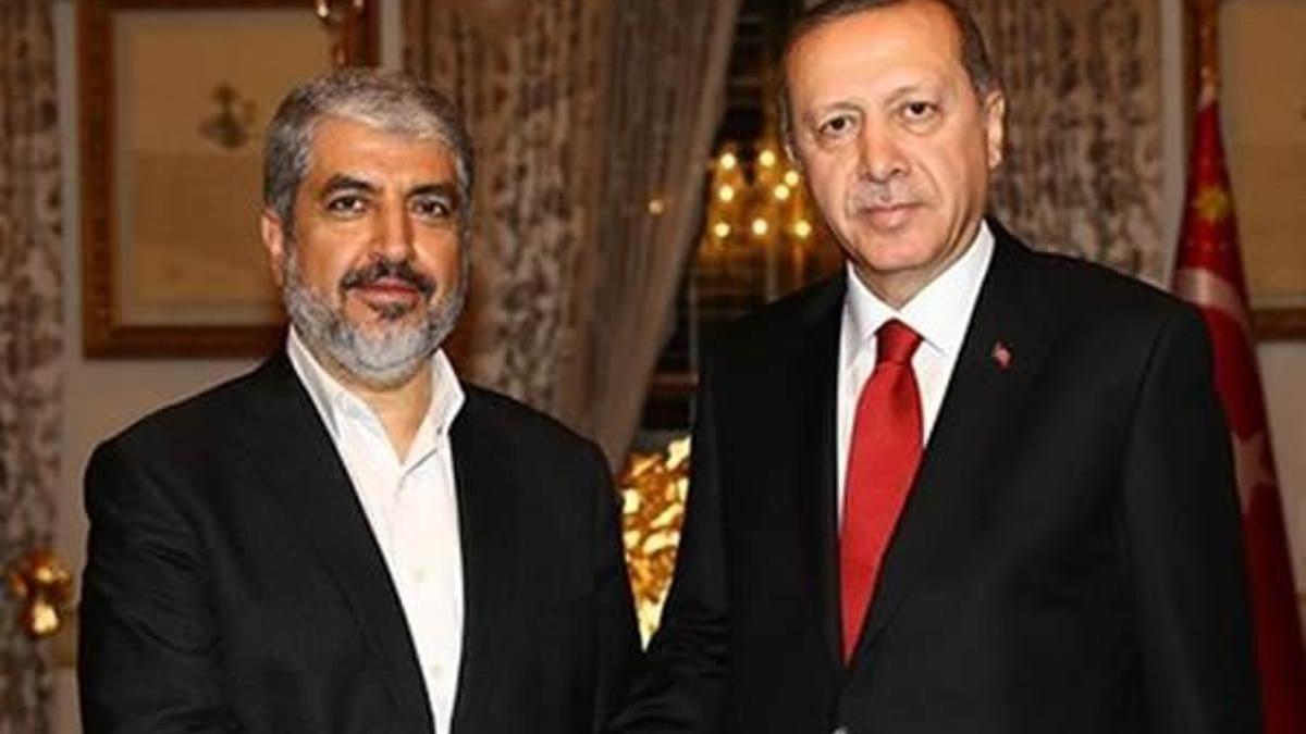 Erdoğan, Halid Meşal'i kabul etti