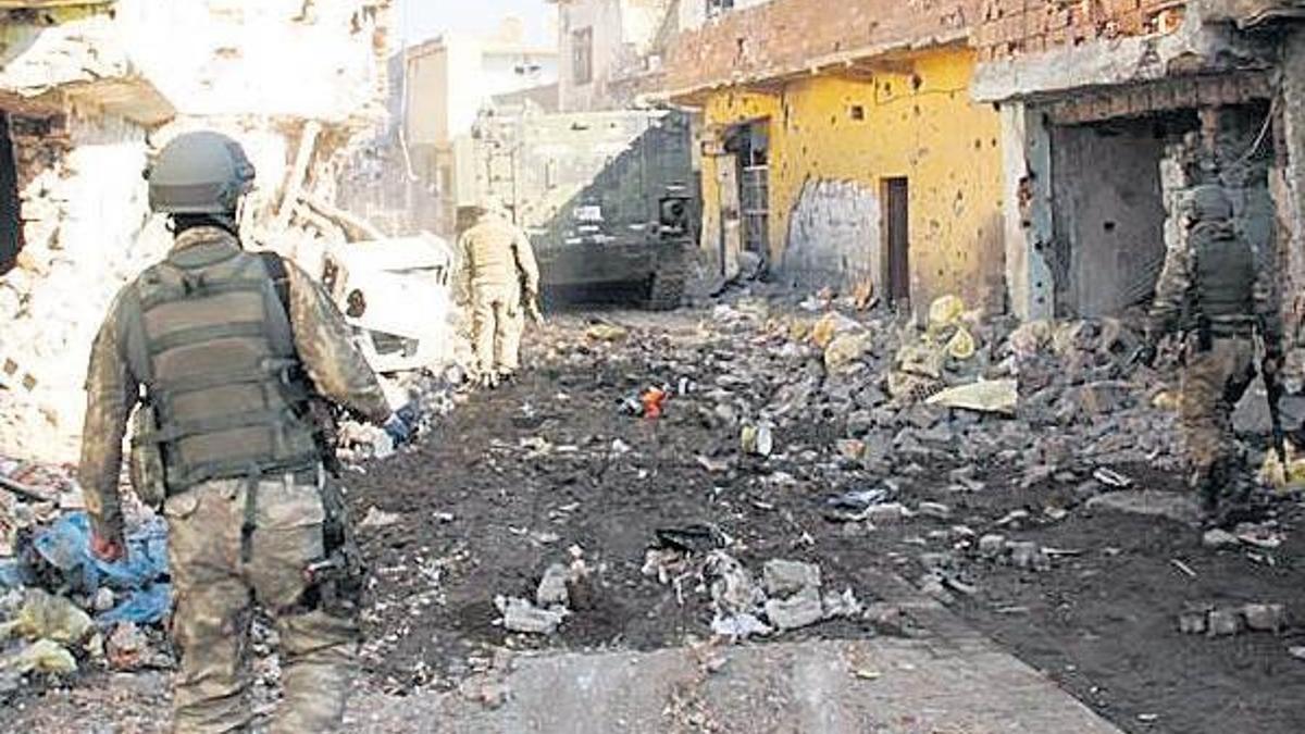Cizre'nin hendek haritası