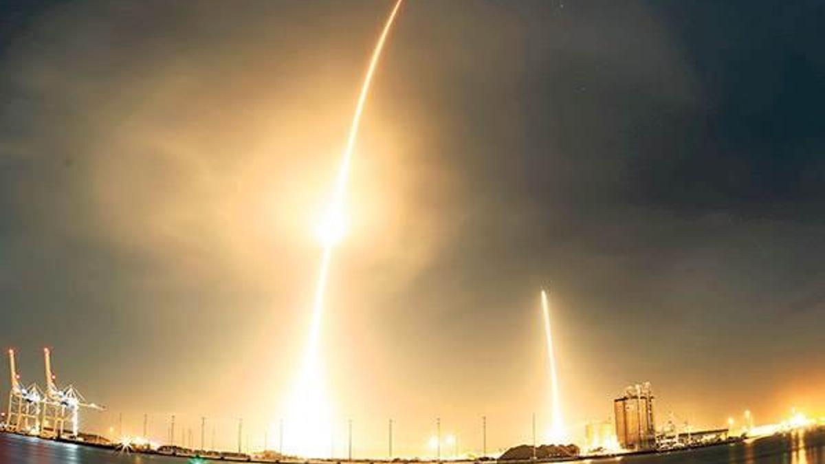SpaceX kendi inen ilk roket oldu