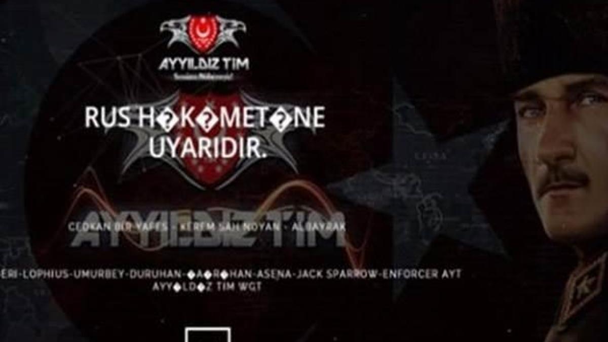Ayyıldız Tim Rus sitelerini hackledi