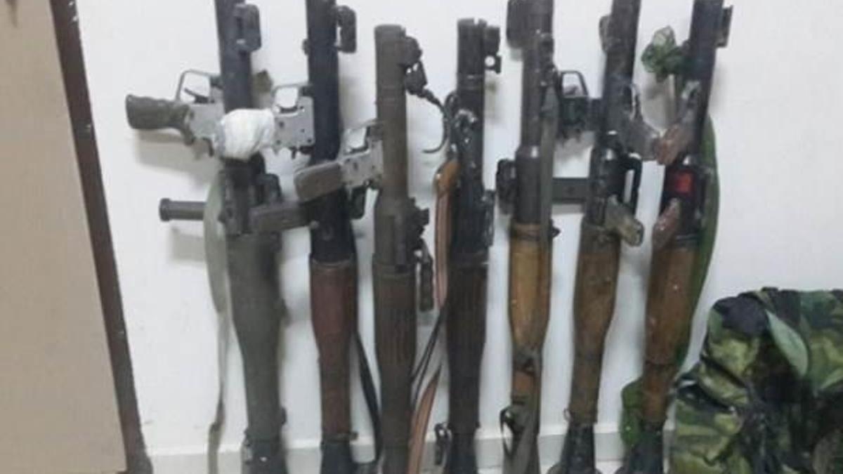 PKK cephaneliğinden çıkan silah şoke etti