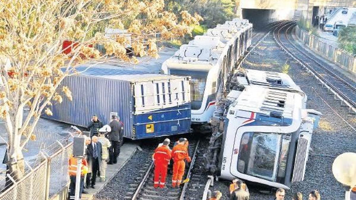 Metro kazası: 10 yaralı