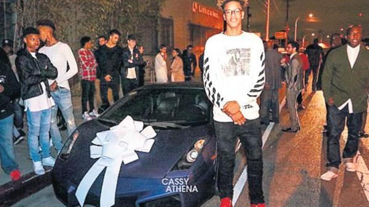 Shaq’ın oğluna Lamborghini