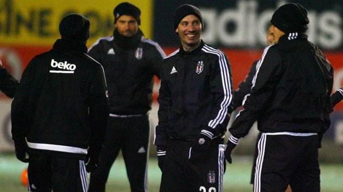 Boyko ve Delgado Beşiktaş antrenmanında