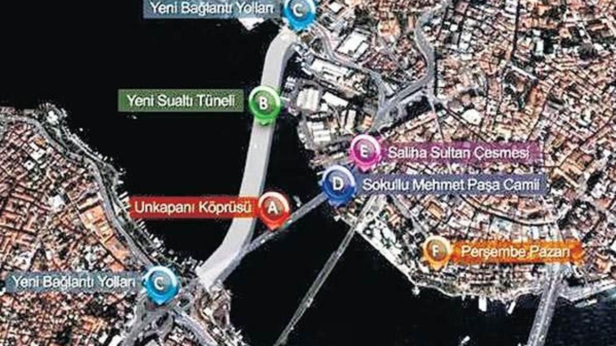 Haliç’e tüp geçit geliyor