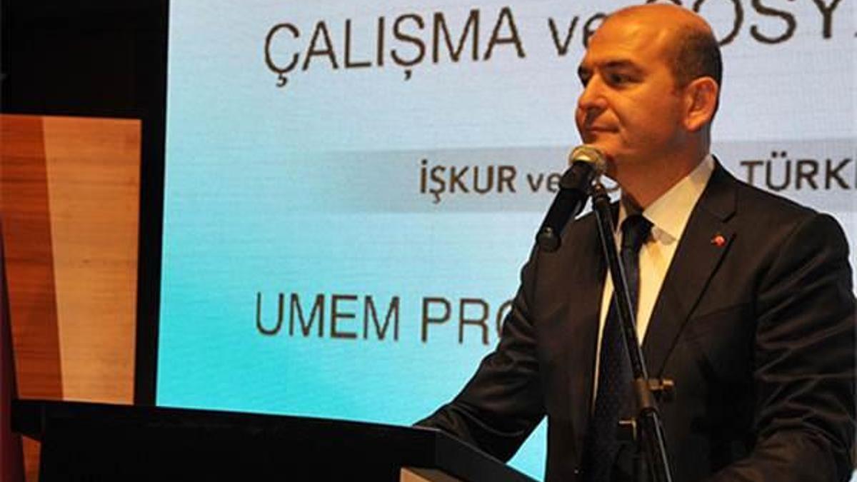 Süleyman Soylu: Hedefimiz 2016 yılında 1 milyon kişiye iş bulmak