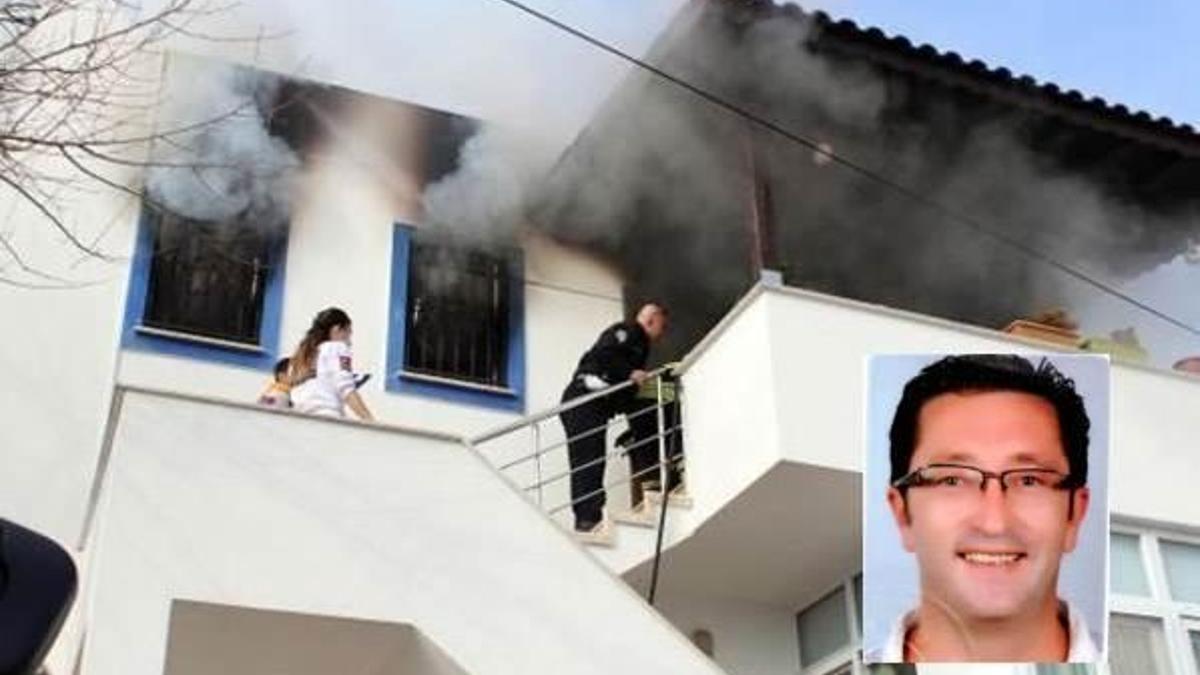 Avukat, evinde çıkan yangında öldü