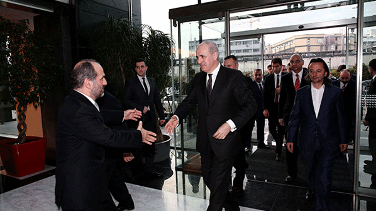 Numan Kurtulmuş Yeni Şafak gazetesini ziyaret etti