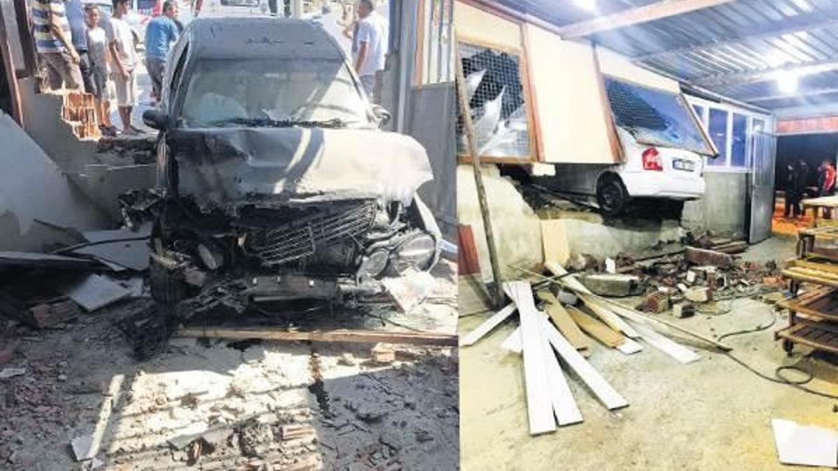 İki ayda beş araç iş yerine girdi
