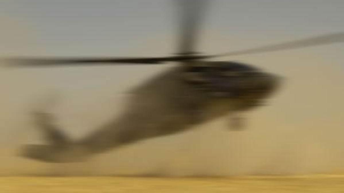 Irak'ta askeri helikopter düştü: 9 ölü