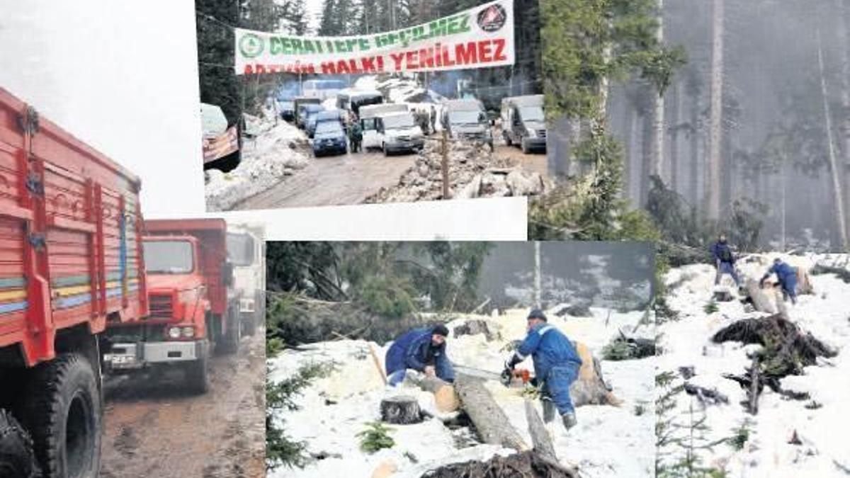 Cerattepe’de iş başı