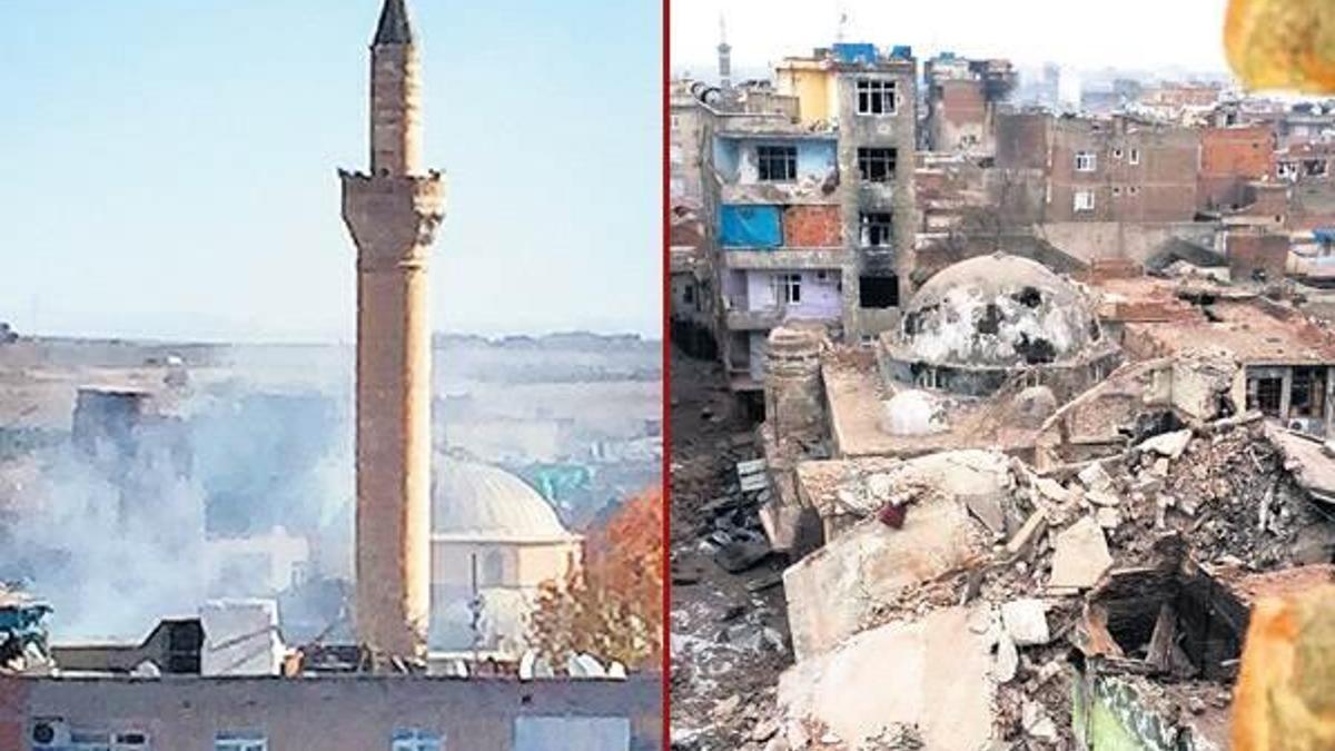 Minareden sonra kubbesi de çöktü!