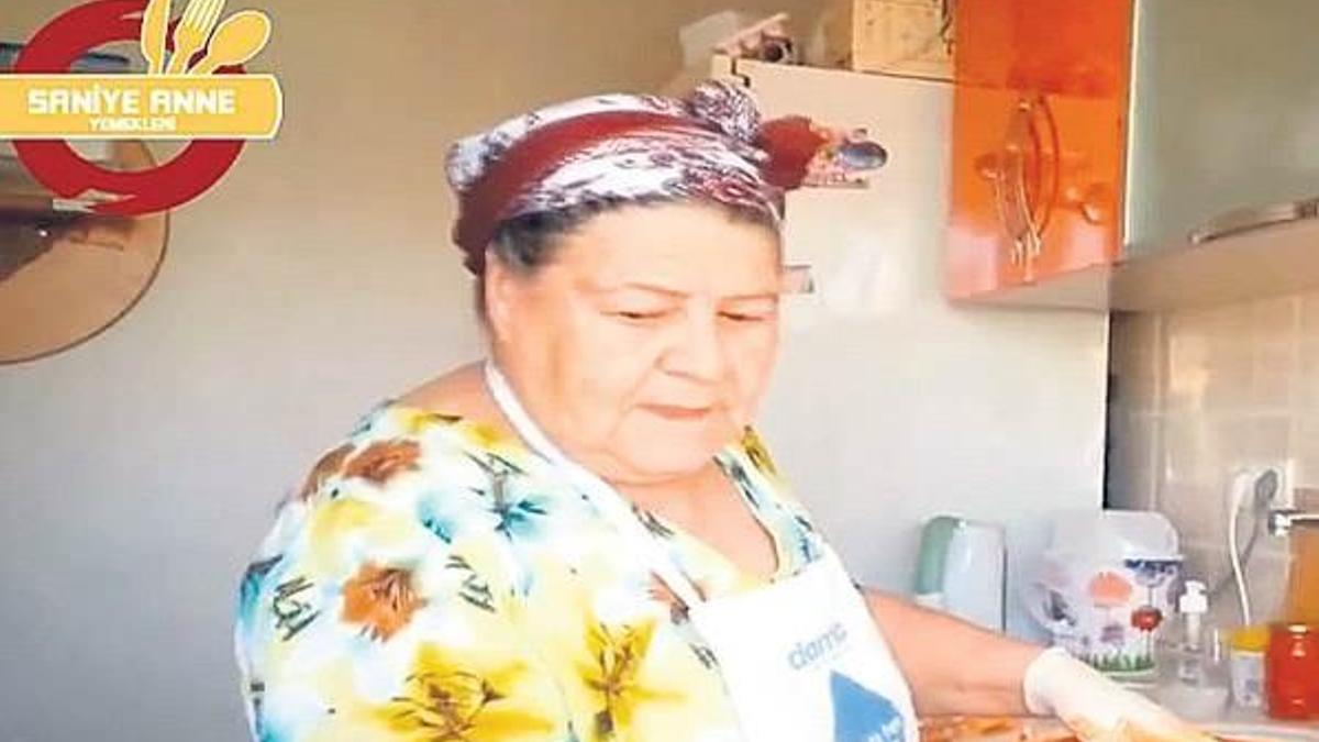 Saniye Anne yemekleri ile kanal sahibi oldu!