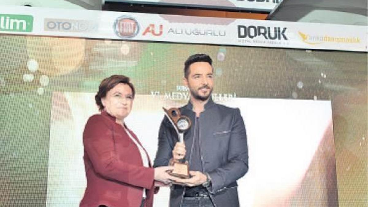 Ödüllendi