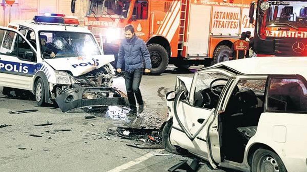 Polisten kaçarken kaza yaptı, 1 ölü