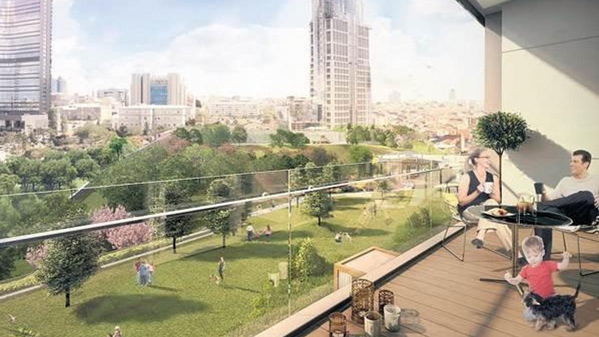Şehir merkezine ‘kraliçe’ ile geldi