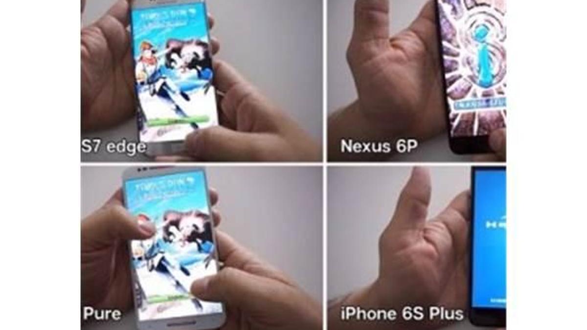 Galaxy S7 edge-iPhone 6s Plus hız testinde