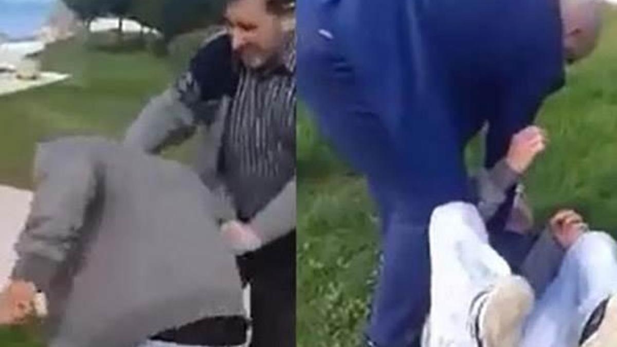 MHP ilçe başkanı, uyuşturucu satıcısını tekme tokat dövdü