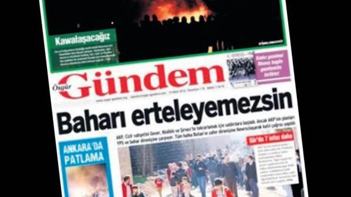 Özgür Gündem’e toplatma talebi